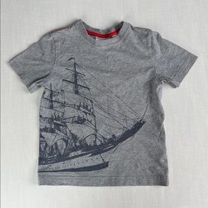 Boys Graphic Ship Shirt Hanna Andersson size 110 5